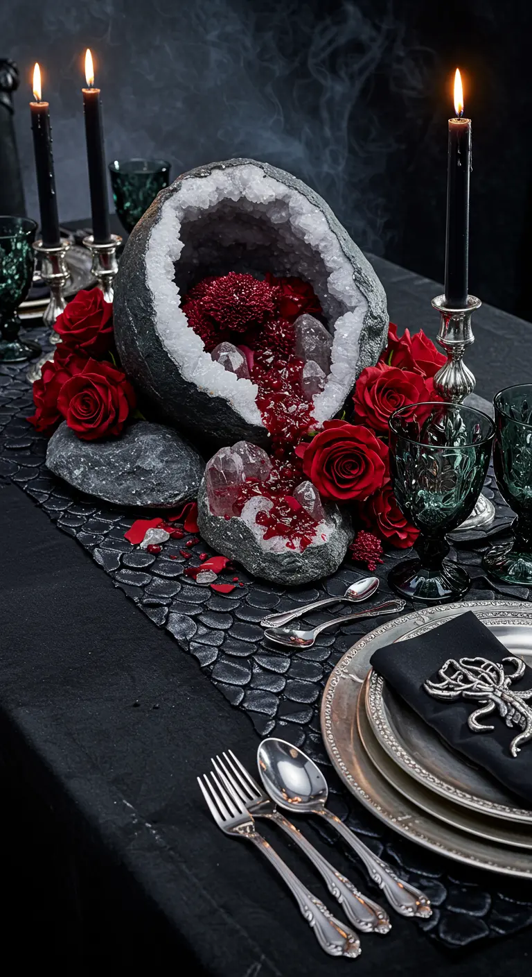 A geode centerpiece 